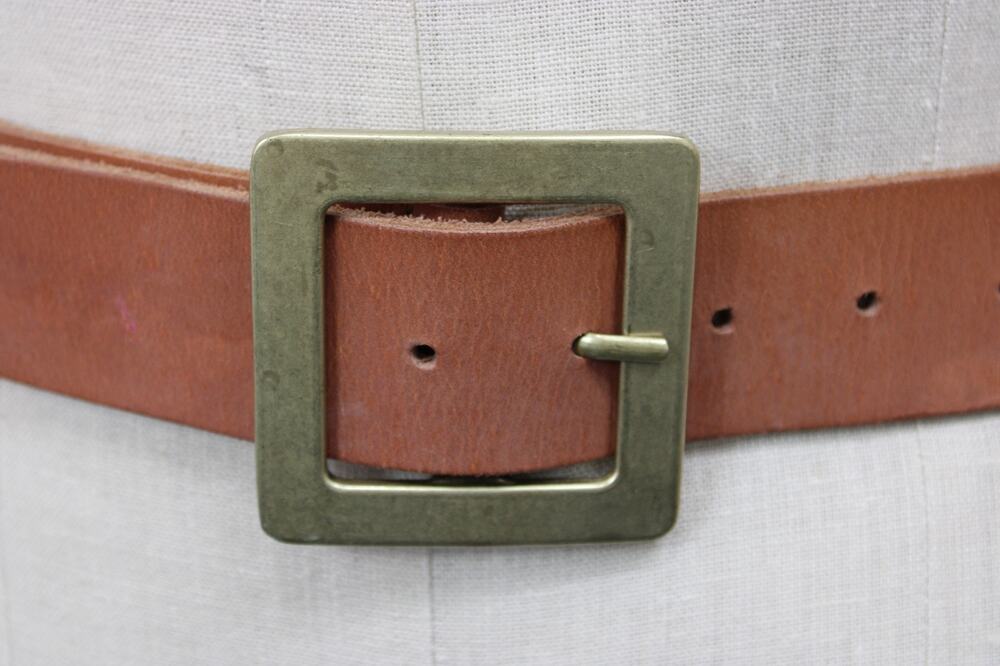 Free People Belt Brown Leather Size XS/S Minimalist